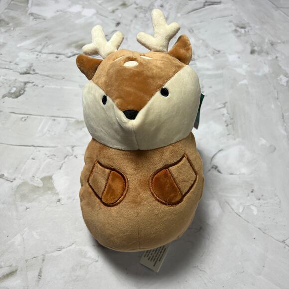 NEW Pillowfort Brown Deer Mini Plush Squish 8” Stuffed Animal Toy - Picture 1 of 8